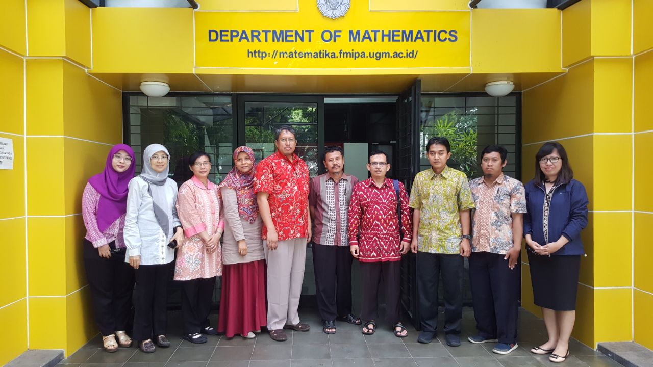 Dept. of Mathematics UGM